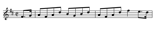 Minstrel's Fancy, The - staff notation