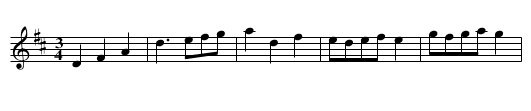 Minuet [12] - staff notation
