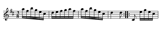 Minuet [18] - staff notation