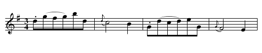 Minuet [28] - staff notation
