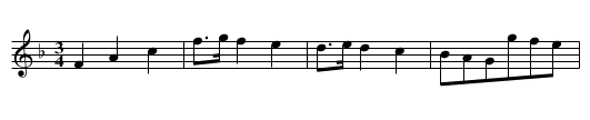 Minuet [4] - staff notation