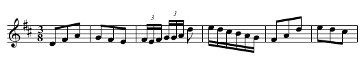 Minuet [7] - staff notation