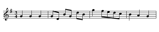 Minuet. JClw.31, A - staff notation