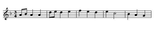 Minuet - Play Slow - staff notation