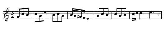 Minuet,A. JaW.095 - staff notation