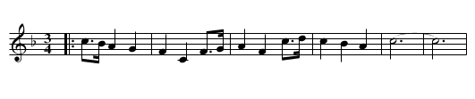 Minuetto 1 - staff notation