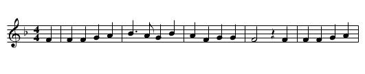 MIR IST EIN SCHOENSBRAUN MEIDELEIN - staff notation