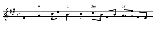Miriam & Georg Gesele's Strathspey - staff notation