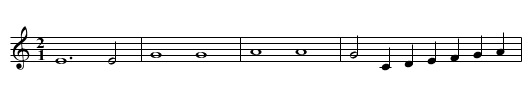 Miserimini mei - staff notation