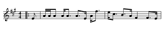 Miss Admiral Gordon's Strathspey - staff notation