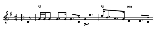 Miss Admiral Gordon's Strathspey - staff notation