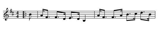 Miss Amelia Eliphant Gask - staff notation
