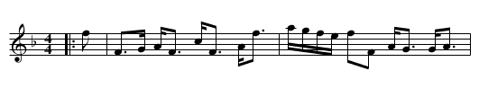 Miss Amelia Stewart - staff notation