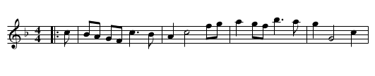 Miss Andy Campbell's Scotch Measure - staff notation