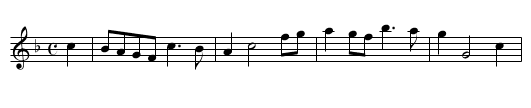 Miss Andy Campbell's Scots Measure - staff notation