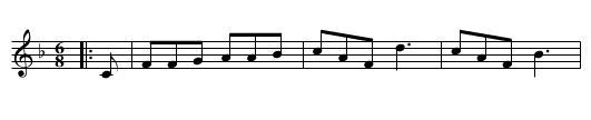 Miss Anne - staff notation