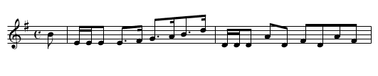 Miss Bain’s Strathspey - staff notation