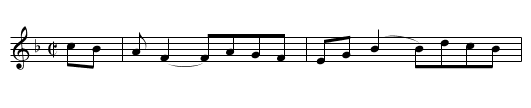 Miss Baker’s Hornpipe [1] - staff notation