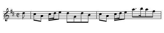 Miss Balcetti’s Reel - staff notation