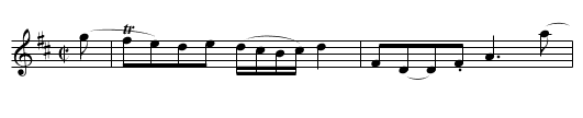Miss Barbara Stewart's Reel - staff notation