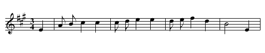Miss Barrett's Waltz - staff notation