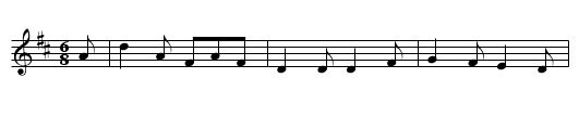 Miss Bennet's Jig - staff notation