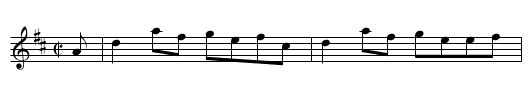 Miss Bonnar’s Reel - staff notation