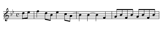 Miss Booth's Hornpipe. BHp.04 - staff notation