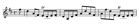Miss Boswell's Reel - staff notation