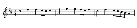 Miss Bowles’ Minuet - staff notation
