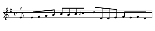 MISS BRADY - staff notation