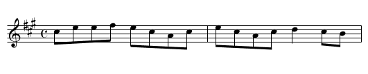 Miss Brimagem - staff notation