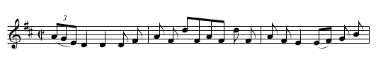Miss Brown's Fancy   (hornpipe)   1580 - staff notation