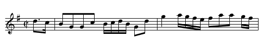 Miss Brown's Strathspey. RH.317 - staff notation