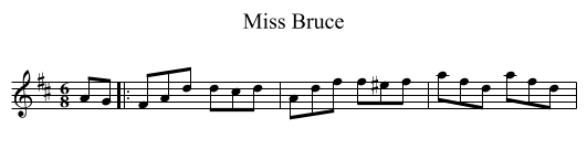 Miss Bruce - staff notation