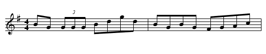 Miss Butler's - staff notation