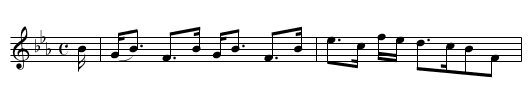 Miss C. Ballmanno's Strathspey - staff notation
