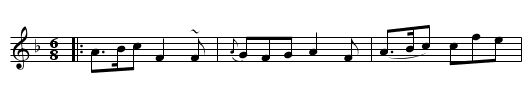 Miss Caldwall's Favorite - staff notation