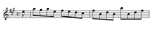 Miss Cameron’s Reel—Banff - staff notation