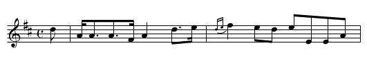 Miss Campbell of Monizie's Strathspey. - staff notation