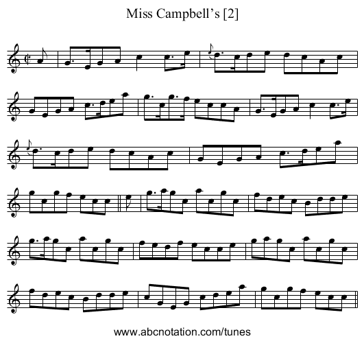 Miss Campbell’s [2] - staff notation