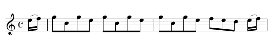 Miss Campbell's Reel [5]. Alex50.06 - staff notation