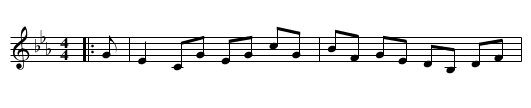 Miss Campbell's Reel - staff notation