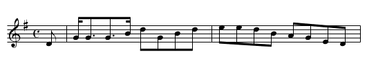 Miss Campbell’s Strathspey [1] - staff notation