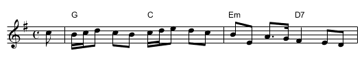 Miss Cathrine Chalmers - staff notation