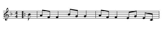 Miss Charlotte Ann Lowe - staff notation