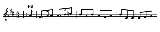 Miss Cochrine's Rant. Ru2.139 - staff notation