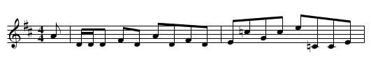 Miss Corbett's Reel - staff notation