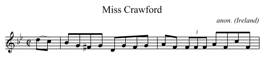 Miss Crawford - staff notation