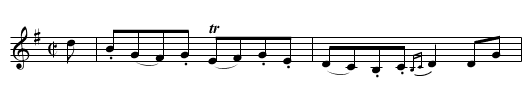 Miss Cumine of Logie's Reel - staff notation
